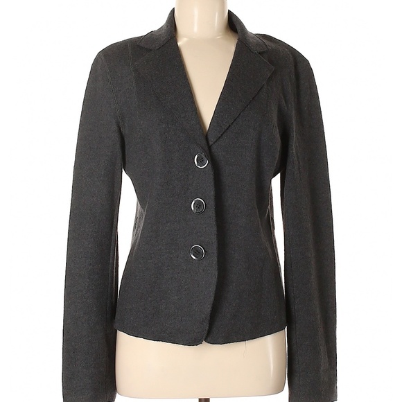 Lafayette 148 New York Waist Seam Orange Blazer Size 0 main image 0
